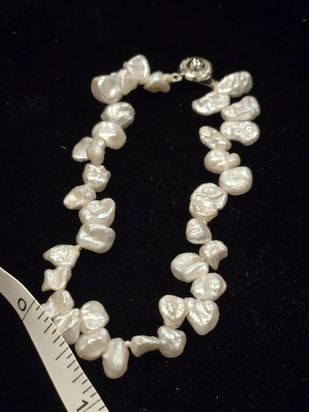 Teng Yue Freshwater Pearl Cluster Bracelet - Cream Pearl